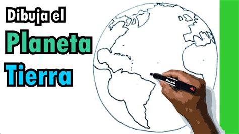 Aprende A Dibujar Facil Dibujo Del Planeta Tierra Globo Terraqueo Earth