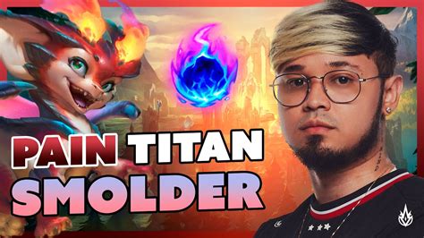 Pain Titan Jogando De Smolder Adc Season Patch Youtube