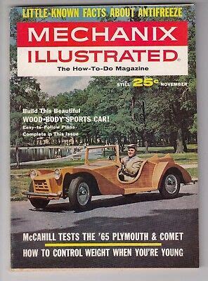 Nov Mechanix Illustrated Magazine Wood Body Sports Kit Car Rat