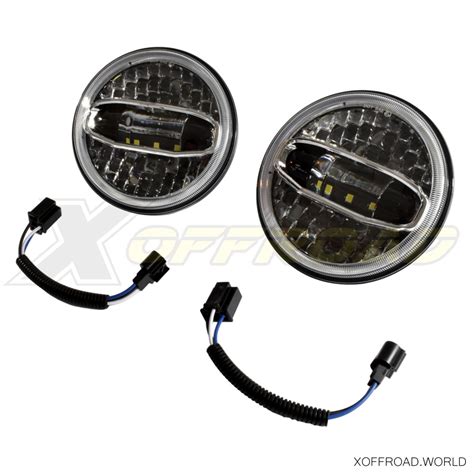 Kit Faros Led Negro Alta Luminiscencia W Jeep Wrangler Jk Tj