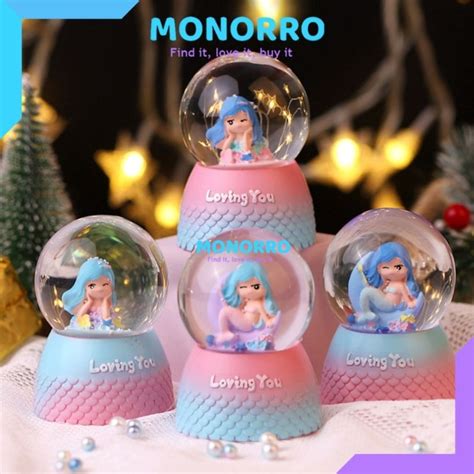 Jual SnowBall Music Lamp Snowball Mermaid Bola Kristal Bola Musik