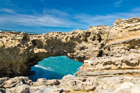 Beautiful Cliffs On Atlantic Coastline With Turquoise Ocean Wave