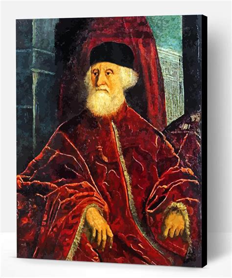 The Procurator Jacopo Soranzo Portrait By Tintoretto Paint By Numbers