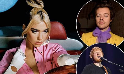 Dua Lipa Harry Styles And Ed Sheeran Lead The British Stars Battling