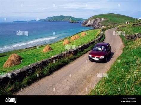 Dingle Co Kerry Ireland View To Slea Head And The Blasket Islands