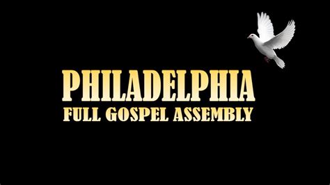 Philadelphia Full Gospel Assembly Sunday Worship Service 02 23 2020 Youtube