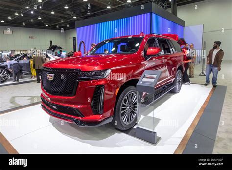 Detroit, Michigan USA, 14 September 2022, The 2023 Cadillac Escalade-V ...