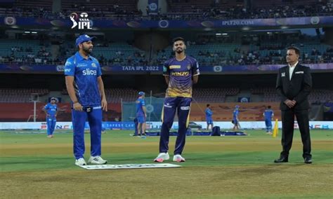 MI Vs KKR Mumbai Indians To Bowl First Against Kolkata Knight Riders