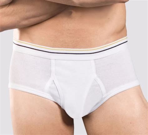 Stafford Stafford Mens 6 Pack 100 Cotton Low Rise White Briefs