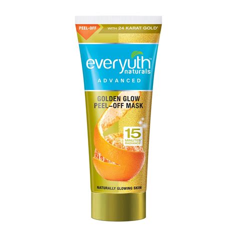 Buy Everyuth Naturals Advanced Golden Glow Peel Off Mask 90gm Tube