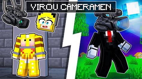 PIMPOLHA Virou O CAMERAMAN No Minecraft Por 24 HORAS Pimpolha