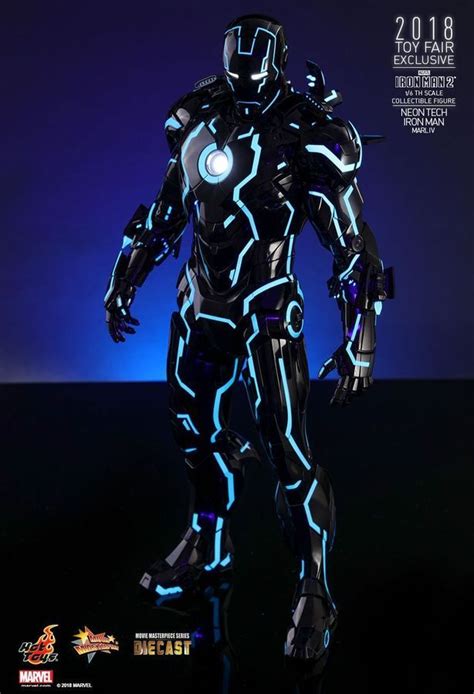 Blue Iron Man Suit