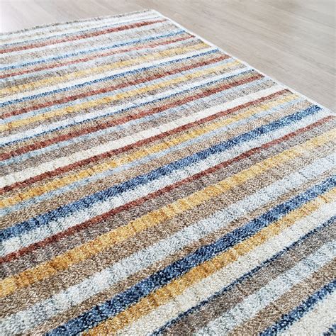 Tapete Para Sala Quarto Kilim Listras Colorido Turco Jetex