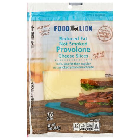 Save On Food Lion Natural Reduced Fat Not Smoked Provolone Cheese