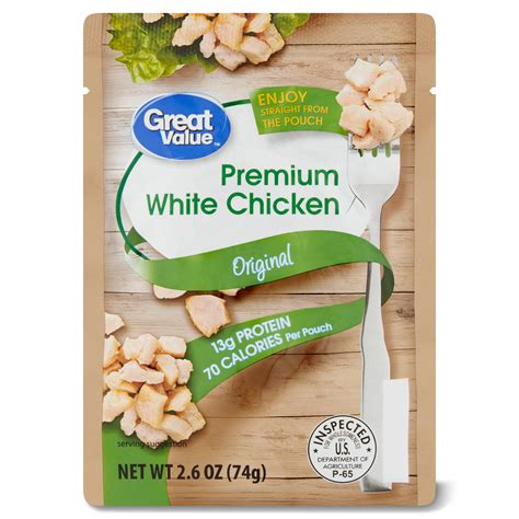 Great Value Premium White Chicken In Water Walmart