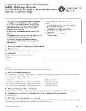 Fillable Online Publications Environment Agency Gov Form Epd