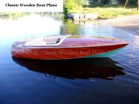 Wynn Mill Ii Deep V Sweet Donzi Inspired Classic Wooden Boat Plans