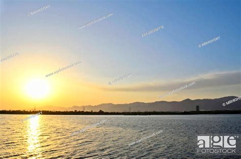 Sunset at Rawal Lake Islamabad Pakistan, Stock Photo, Picture And Low ...