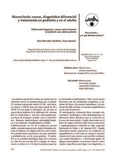 Macrocitosis causas diagnóstico diferencial y macrocitosis