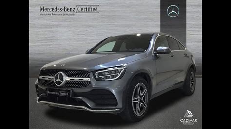 MERCEDES BENZ CLASE GLC 220D 4MATIC COUPE GRIS SELENITA 9G TRONIC AMG