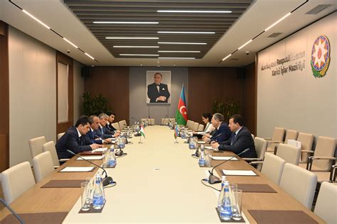 Baku Dushanbe Discuss Multifaceted Cooperation Prospects For Economic