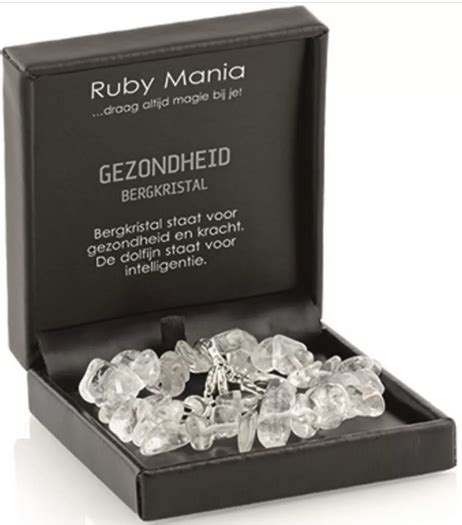 Ruby Mania Armband Bergkristal Kopen Helios Holland Webshop