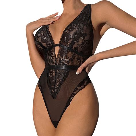 Dmqupv Lingerie Bodysuit Corset Women Elegant Fashion Lingerie Lace