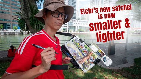 Etchr Nano Satchel Review For Standing And Sketching Youtube