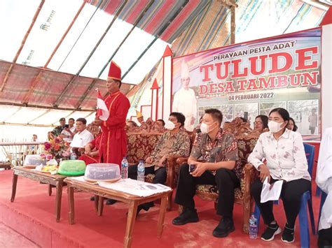 Kue Adat Tamo Hiasi Perayaan Tulude Desa Tambun Di Tahun