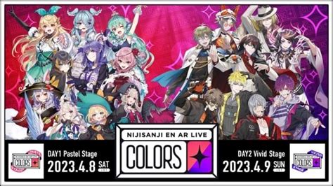 にじさんじenのarライブ「nijisanji En Ar Live “colors”」の開催中止が発表 Mogulive