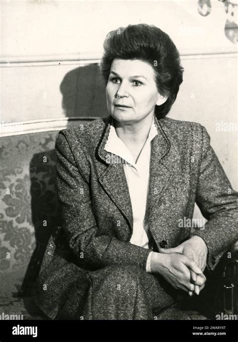 La Ingeniera Rusa Y Cosmonauta Valentina Tereshkova Primera Mujer En