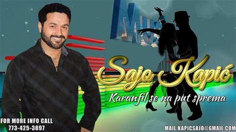 Sajo Kapic Karanfil Se Na Put Sprema Live Youtube