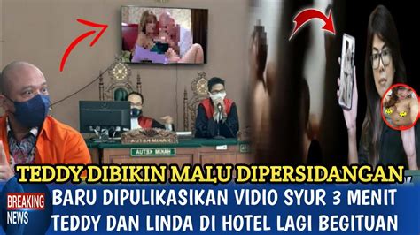 Gempar Malam Ini Baru Dipulikasikan Vidio Skandal Teddy Linda Lagi