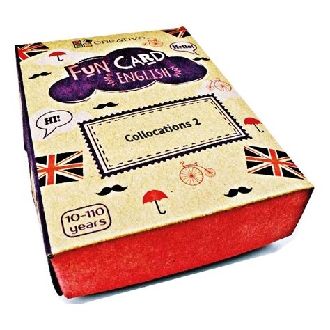 Fun Card English Collocations Fiszki Gra Do Nauki J Zyka