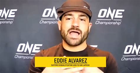 Eddie Alvarez Fights For DQ Loss To Be Overturned: "I Won Fair And ...