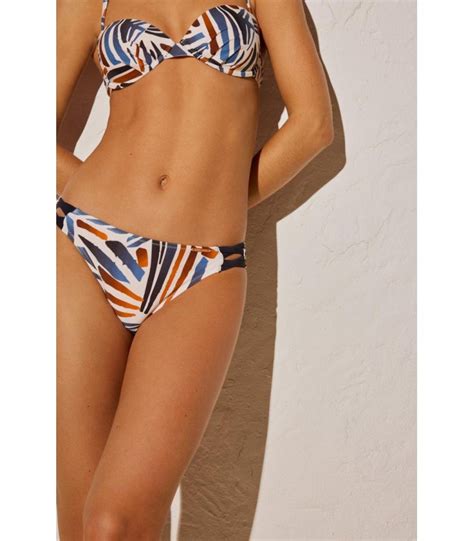 Bikini Bandeau Copa C Con Aro Y Foam Braga Midi Ysabel Mora