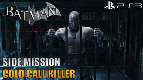 Batman Arkham City Cold Call Killer Zsasz Side Mission Ps