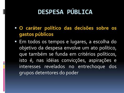 PPT DESPESA PÚBLICA PowerPoint Presentation free download ID 5363818