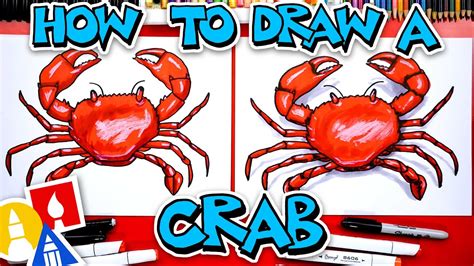 Crab Drawing For Kids