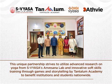 Partnership Between Tantalum Academy And S Vyasa University Brings Yoga