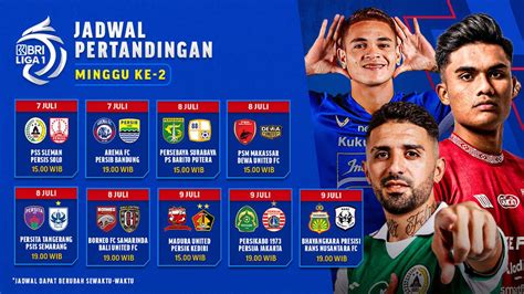 Jadwal Siaran Langsung BRI Liga 1 2023 2024 Pekan Kedua Di Vidio