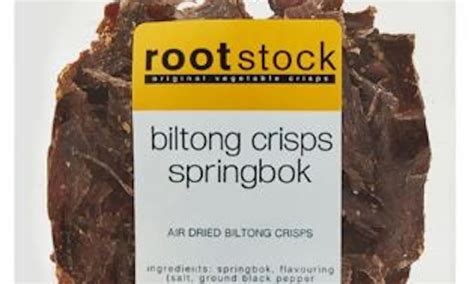 Springbok Biltong Crisps 40g The Munching Mongoose