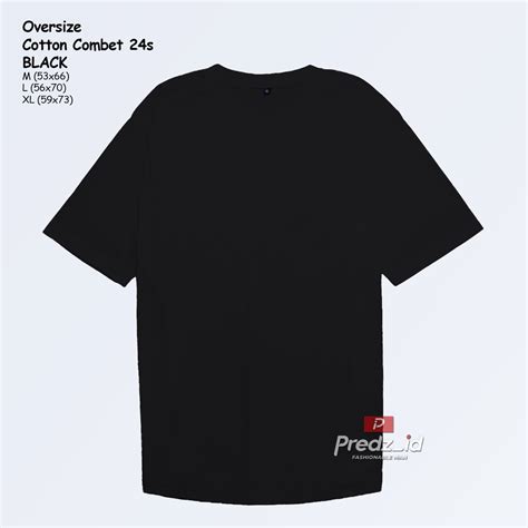 Jual Oversize Kaos Polos Oversize Pria Cotton Combed 24S Unisex