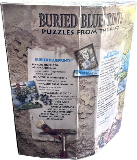 Mavin Vintage 1993 Buried Blueprints Puzzle From The Past Amelia
