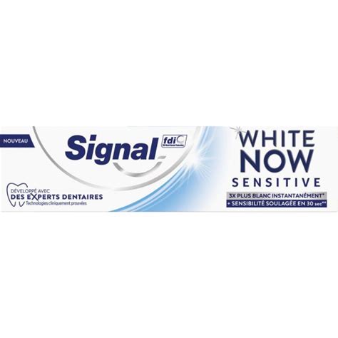 Signal White Now Sensitive Zubn Pasta Ml Bugy Sk