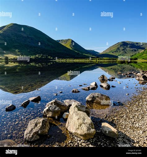 Stunning Early Morning Reflections On Brothers Water Lake District