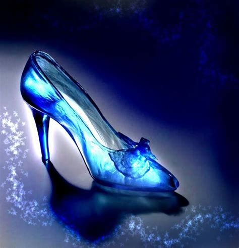 Pin On My Blue Glass Slipper Cinderella Shoes Glass Shoes