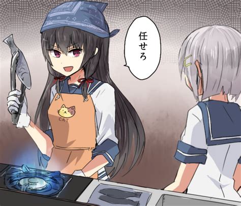 Hamakaze And Isokaze Kantai Collection Drawn By Annin Musou Danbooru