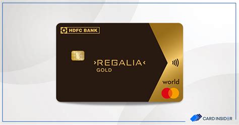 Hdfc Bank Launches The New Regalia Gold Credit Card