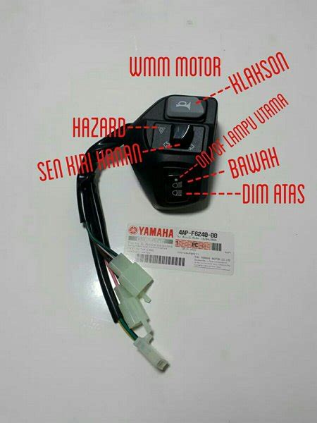 Jual Saklar Kiri Aerox Holder On Of Lampu Utama Dan Tombol Hazard